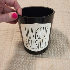 Rae Dunn Black White Makeup Brushes Holder Cosmetic Organizer Contemporary